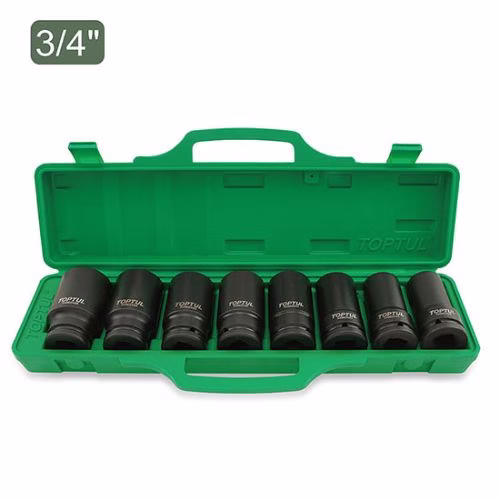 Acasă 11 Trusa tubulare de impact lungi 3/4 8 piese MAC1006GDAI0804