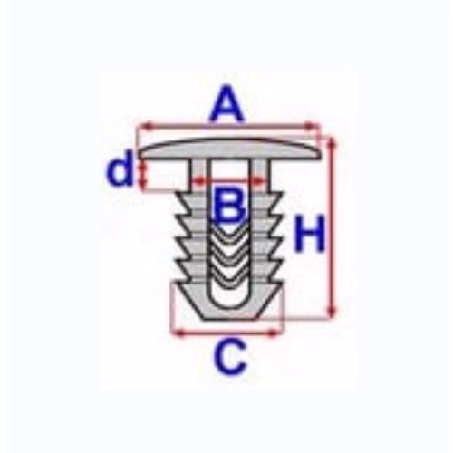 Diblu fixare capitonaj MAC0701ROMC60566 Diblu fixare capitonaj MAC0701ROMC60566