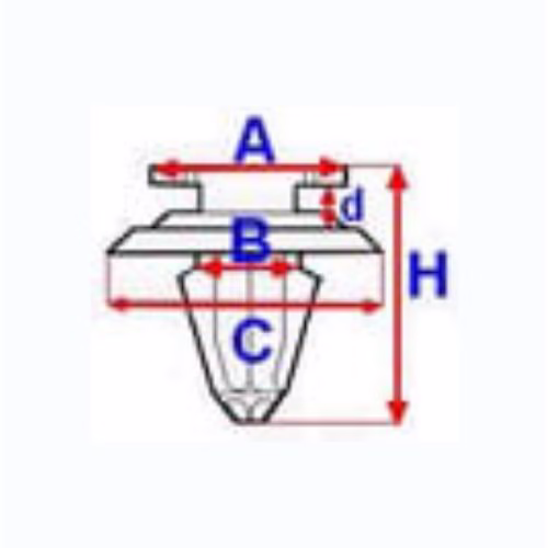 Diblu fixare capitonaj MAC0708ROMC70171