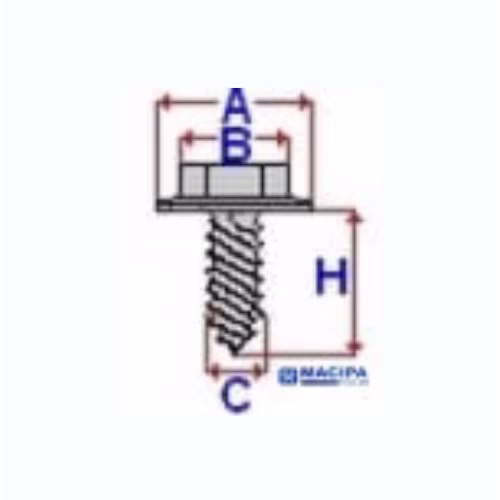 Holtsurub cu saiba 4.8x18mm MAC0702ROMC60460 Holtsurub cu saiba 4.8x18mm MAC0702ROMC60460