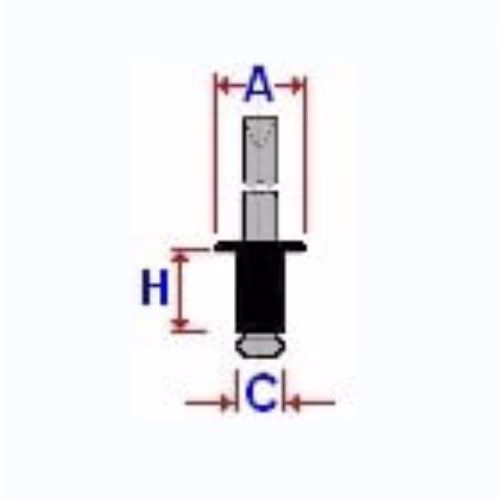 Pop nit 3.9x14mm MAC0702ROM57051 Pop nit 3.9x14mm MAC0702ROM57051